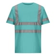 thumbnail image 1 of Neewe High Visibility Quick Dry Safety T-Shirts with Reflective Strips Mesh Pocket Short Sleeve Lime Multiple Options Available, 1 of 4