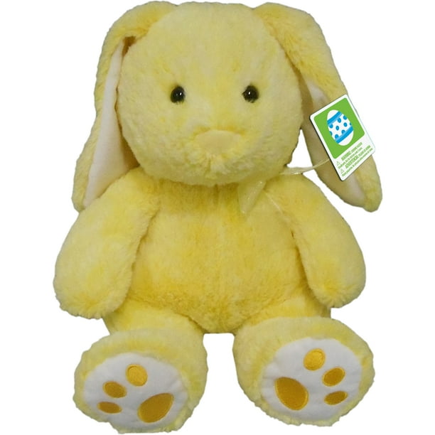 Easter 10.5" Yellow Bunny Stuffed Animal - Walmart.com - Walmart.com