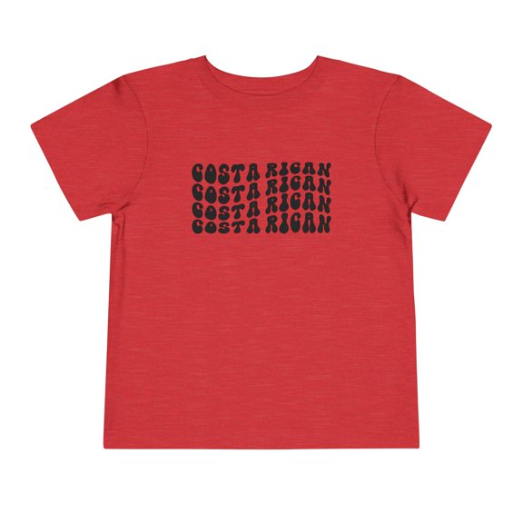 Costa Rican Costa Rica Toddler Shirt Gifts Boy Girl Size 2T-5T
