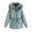 za-Light Blue, variant on Hvyesh Women Snow Parka Jackets Faux Fur Hooded Puffer Coats Thicken Drawstring Long Sleeve Padded Coats 2025 Winter Warm Outwear with Pockets