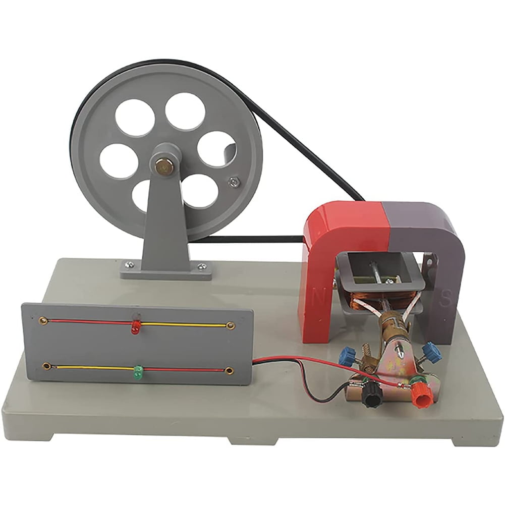 DIY Hand-cranked Electricity Generator Mechanism Kid Educational Science Toy