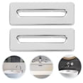 thumbnail image 3 of 2 anillos embellecedores para desagüe de lavabo: Tapones embellecedores de fácil instalación para agujeros pequeños - Tapones de desagüe rectangulares para lavabos de baño y cocina, 3 of 7