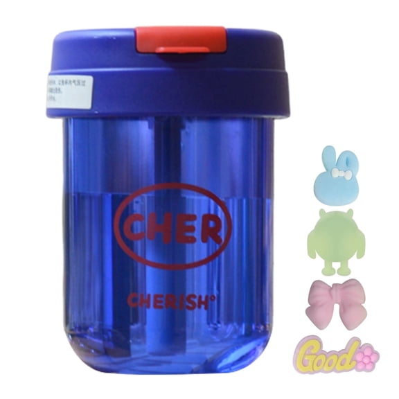 Large Capacity Water Bottle with Handle Leakproof PC Marker Motivational Jug for Outdoor Camping and Fitness for Men and Women