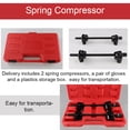 thumbnail image 3 of Riwcyla 2pcs Strut Spring Compressor Heavy,Duty Thread Rod Strut Compressors Suspension Strut Remover Installer Tool Kit with 1 Pair of Gloves and Storage Box, 3 of 6