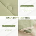 thumbnail image 6 of BDEUS King Bed in a Bag 7 Piece Comforter Set, Soft Microfiber, Lightweight All Season Bedding, Sage Green, 6 of 16
