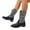 Black, variant on Oyedens Bohemia Mid Calf Cowboy Boots for Women Ethnic Heels Wide Calf Cowgirl Riding Boots