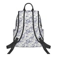thumbnail image 2 of Naloa Indigo Tie Dye Print Lightweight DayBackpack Suitable for school, work, shopping, travel, etc., 2 of 5