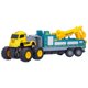 thumbnail image 1 of Simulation Truck 4WD Inertial Alloy Toy Car Transport Engineering Vehicle Truck Model for Kids GiftKLX600‑201A 4WD Inertial Alloy Towing Car (Green), 1 of 4