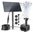 thumbnail image 1 of Solar Fountain Water Pump Kit Solar Powered Water Fountain With Stake For Outdoor Bird Bath, Pond, Pool, Garden, Fish Tank,Yard ,Multi-Install Methods, 1 of 6