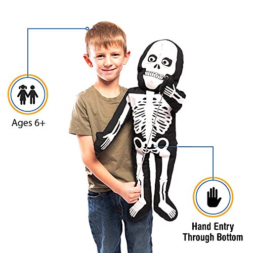25" Skeleton (Glow in Dark), Ventriloquist Style Puppet