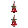 thumbnail image 4 of Inteprter Navidad campana colgante festival vacaciones árbol de navidad colgante tela no tejida hogar año nuevo decoración ornamento rojo Rojo 2Conjunto, 4 of 6