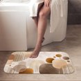 thumbnail image 4 of 1pc Abstract Geometric Pattern Absorbent Non-Slip Bathroom Thickened Flannel Rug Decor,Soft,Quick Drying,Suitable For Indoor/outdoor Use,Bathrooms,Bedrooms,Kitchens,Terrace,Laundry Rooms,16"x24", 4 of 9