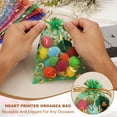 thumbnail image 4 of 100 Pcs 5x7 Pulgadas Bolsas de Organza Impresas con Corazón, Bolsas Transparentes Púrpuras para Regalos de Favor de Joyería de Navidad y Bodas, 4 of 7