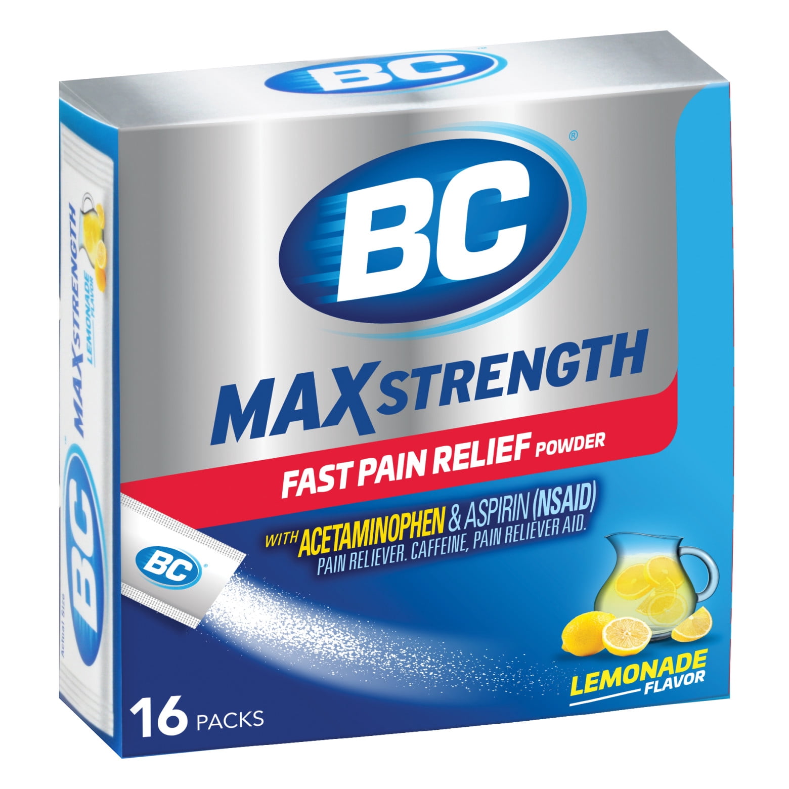 BC Max Lemon Powder 16ct product package