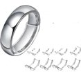 thumbnail image 1 of Ajustador de tamaño de anillo invisible de silicona, reductor de tamaño de anillo transparente, 1 of 4