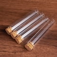 thumbnail image 6 of BENECREAT 20 Pack 30ml Glass Tubes Transparent Decoration Bottles with Cork Stoppers for Arts, Crafts and Other Small Projects, 6 of 7