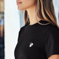 thumbnail image 5 of Dalix Heartly Ghost Everyday Tee Lightweight Short Sleeve Summer Shirt Womens in Black XS X-Small, 5 of 5