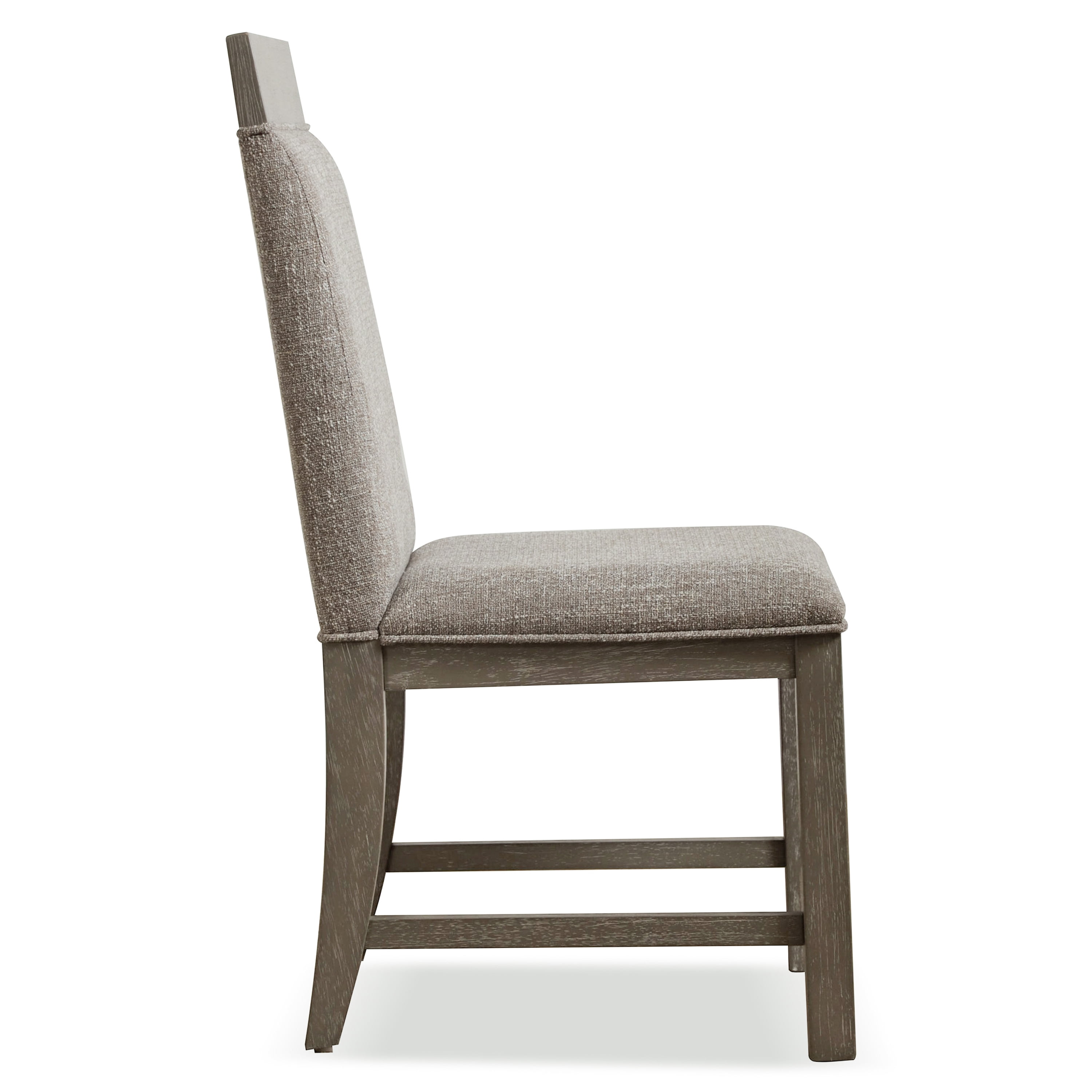 Furniture of America Telli Transitional Upholstered Dining Side Chair, Gray (Set of 2)