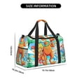 thumbnail image 2 of Saiise Scooby-Doo Print Travel Duffel Bag,Weekender Bags for Women Men with Shoe Compartment,Carry on Overnight Bag with Toiletry Bag, 2 of 6
