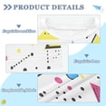 thumbnail image 2 of FORMRS Boys Rash Guard Short Sleeves Swim Shirt Quick Dry UPF 50+ Sun Protection, Sizes 3-12T, Pink Simple Shapes, 2 of 6