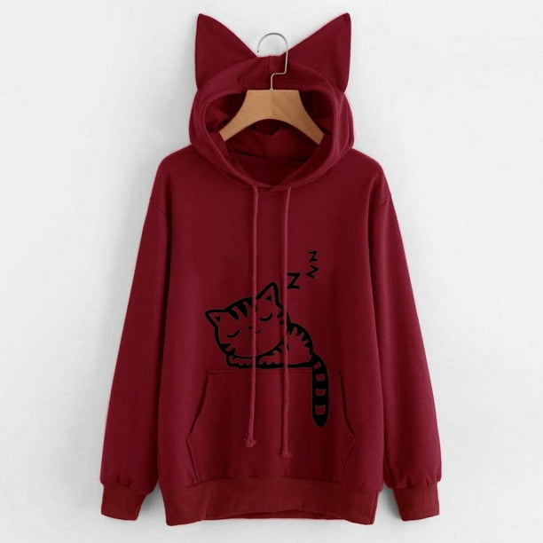 Plain red deals hoodie walmart