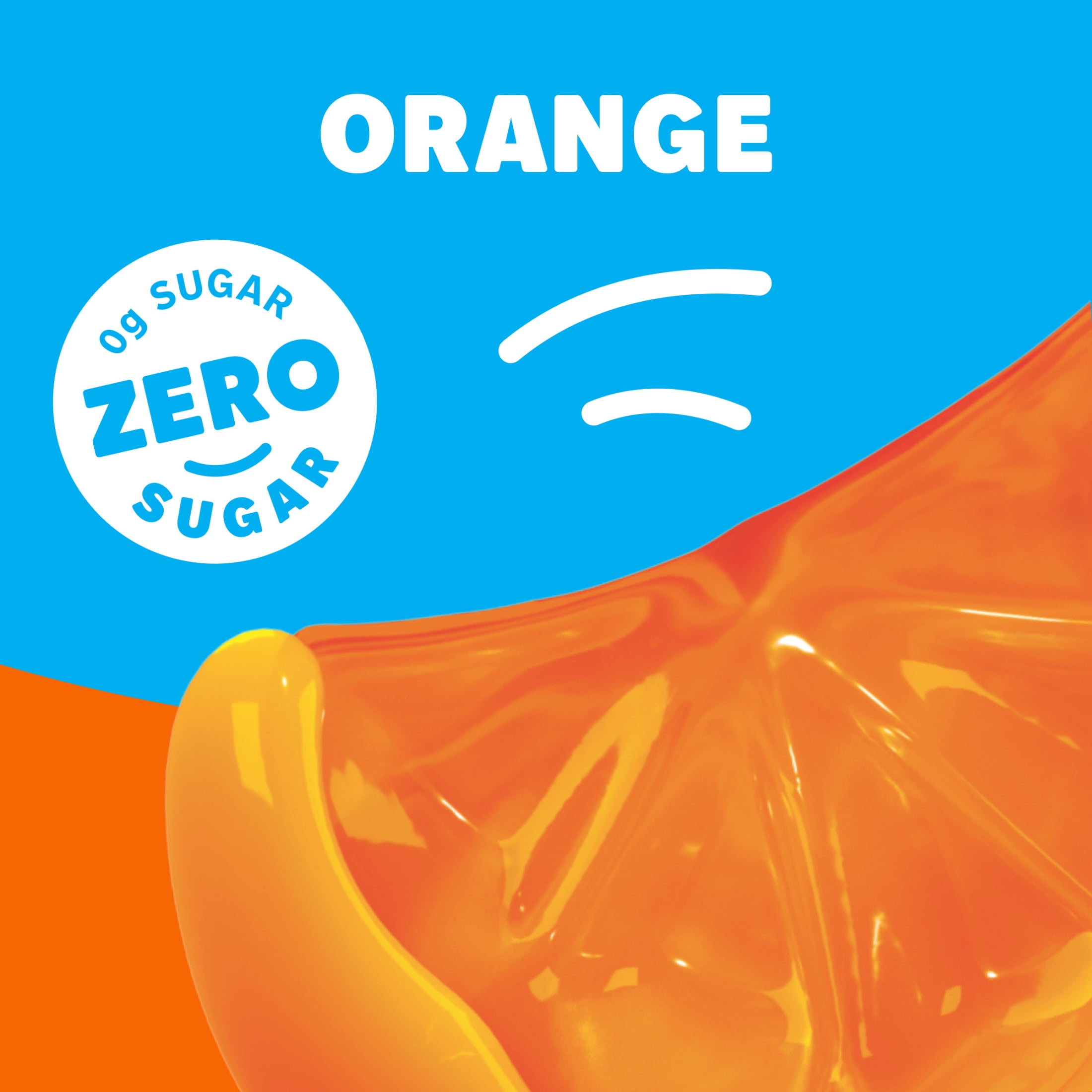 (3 pack) Jell-O Orange Zero Sugar Low Calorie Gelatin Dessert Mix, Family Size, 0.6 oz Box