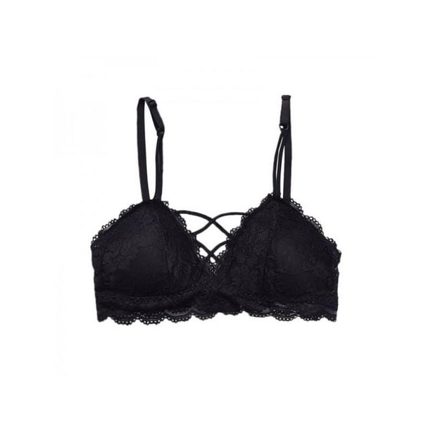 Fymall Fymall Women Push Up Lace Bras Ladies Sling Detachable Chest