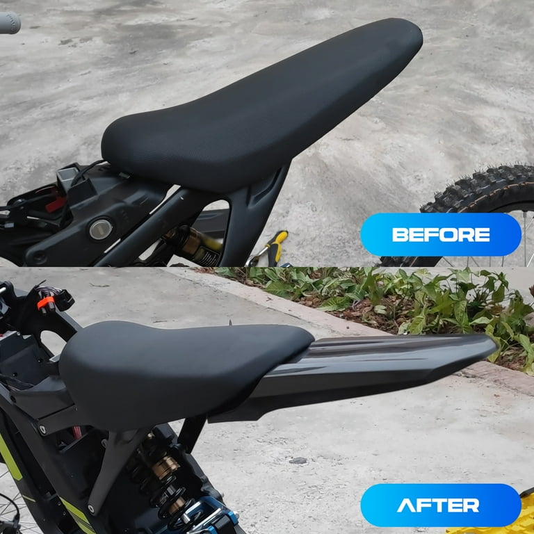Surron Upgrades Sur Ron Rear Cushion Fender - Carbon Fiber Mud Guard For Surron X160 X260 Electric Dirt Bikes Back Fender For Tutto Ebike