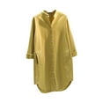 thumbnail image 1 of asddcavvf Blouse pour Femmes Printemps et Automne Design Ample Chemise Longue, 1 of 3