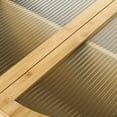 thumbnail image 5 of Bamboo 2 door cabinet, Buffet Sideboard Storage Cabinet, Buffet Server Console Table, for Dining Room, Living Room, Kitchen, Hallway, 5 of 8