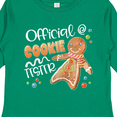thumbnail image 4 of Inktastic Official Cookie Tester Cute Gingerbread Boys or Girls Long Sleeve Toddler T-Shirt, 4 of 5