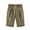 Khaki, variant on Ozmmyan Women's Workout Shorts's Summer Printed Casual Loose Pockets Lacing Plus Size Shorts Pants