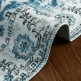 thumbnail image 3 of HOMERRY Boho Area Rug 4x6 Washable Rugs for Bedroom Non-Slip Low-Pile Rugs for Living Room Persian Kitchen Rugs Blue Throw Area Rug Capet for Office Bathroom Laundry Dining Room, 3 of 6
