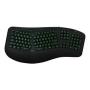Adesso Tru-Form 150 3-Color Illuminated Ergonomic Keyboard