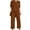 Coffee, variant on WENWU Casual Women's Trousers Suit Comfortable and Stylish Long Pants Set for Daily Wear and Ideal for Spring and Summer Season Grandmother of the Bride Dress Wedding Pant Suits for Women Dressy