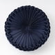 thumbnail image 1 of Nvzi Cojines de asiento de terciopelo sólido, cojines de suelo redondos, cojines de silla gruesos,cojines decorativos para dormitorio, sala de estar (azul marino, diámetro 14"), 1 of 5