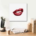 thumbnail image 6 of Epic Graffiti 'Emotion Lips III' by Grace Popp, Giclee Canvas Wall Art, 18"x18", 6 of 8