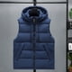 thumbnail image 1 of Otoño e Invierno Chaleco de algodón de talla grande para hombres sombrero suelto Chaleco de algodón color a juego casual chaleco de algodón impreso loug, 1 of 5