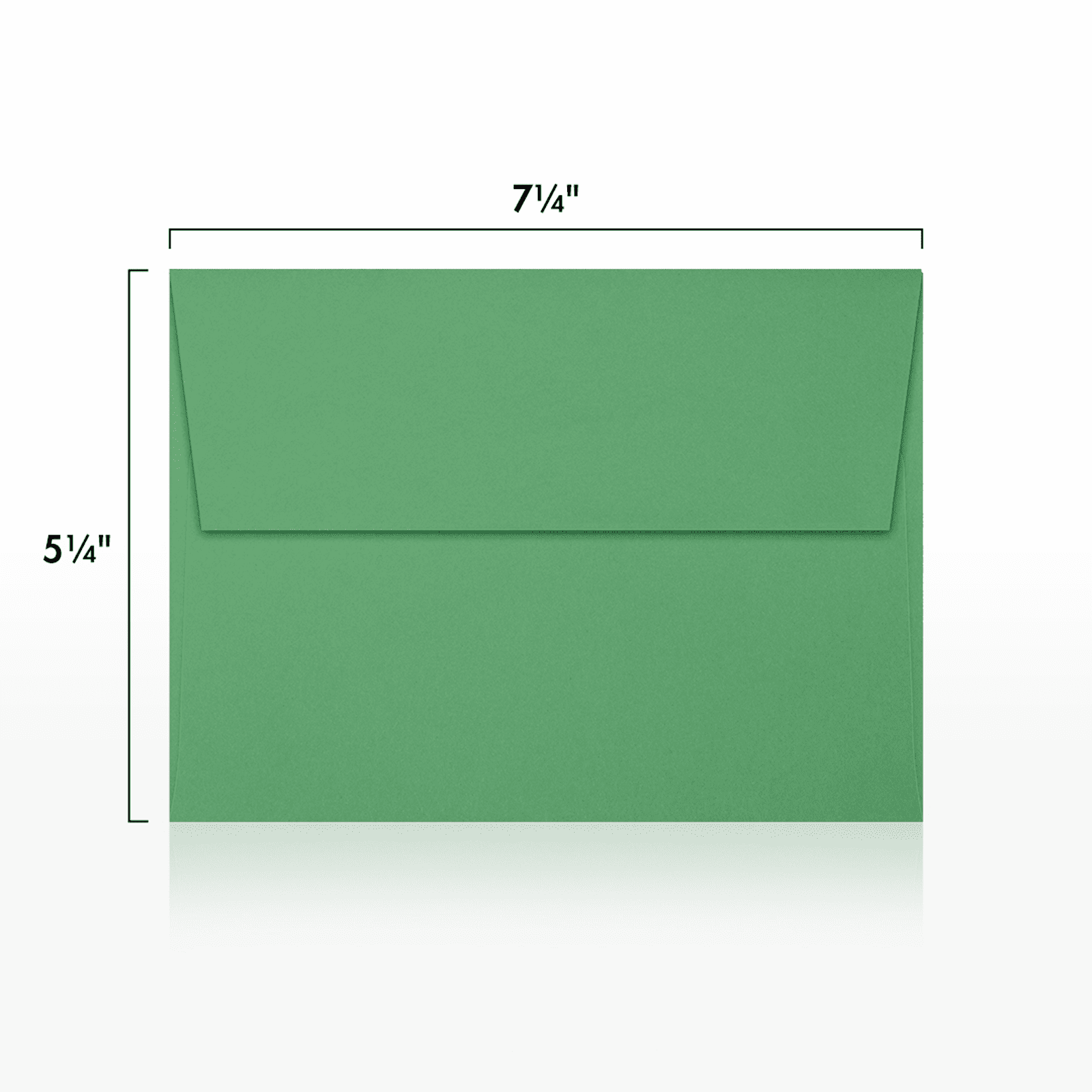 LUXPaper A7 Invitation Envelopes, 5 1/4 x 7 1/4, Holiday Green, 250/Pack