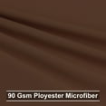 thumbnail image 3 of Brown Pillowcases Soft Microfiber Pillow Case Cover with Zipper Travel, 2pcs, 3 of 11