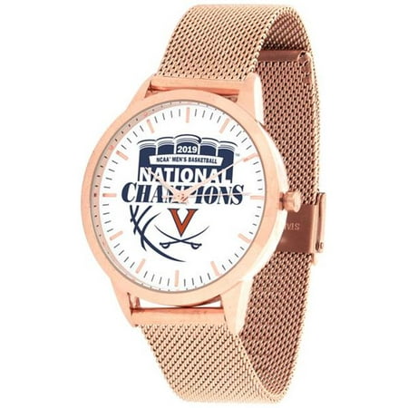 Suntime ST-CO3-VA2-STATEM-R Mesh Statement Rose Band Watch - Virginia 2019 Mens Basketball (The Best Mens Watches 2019)