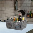 thumbnail image 4 of Grey Plastic Storage Baskets, 3 Packs, 4 of 5