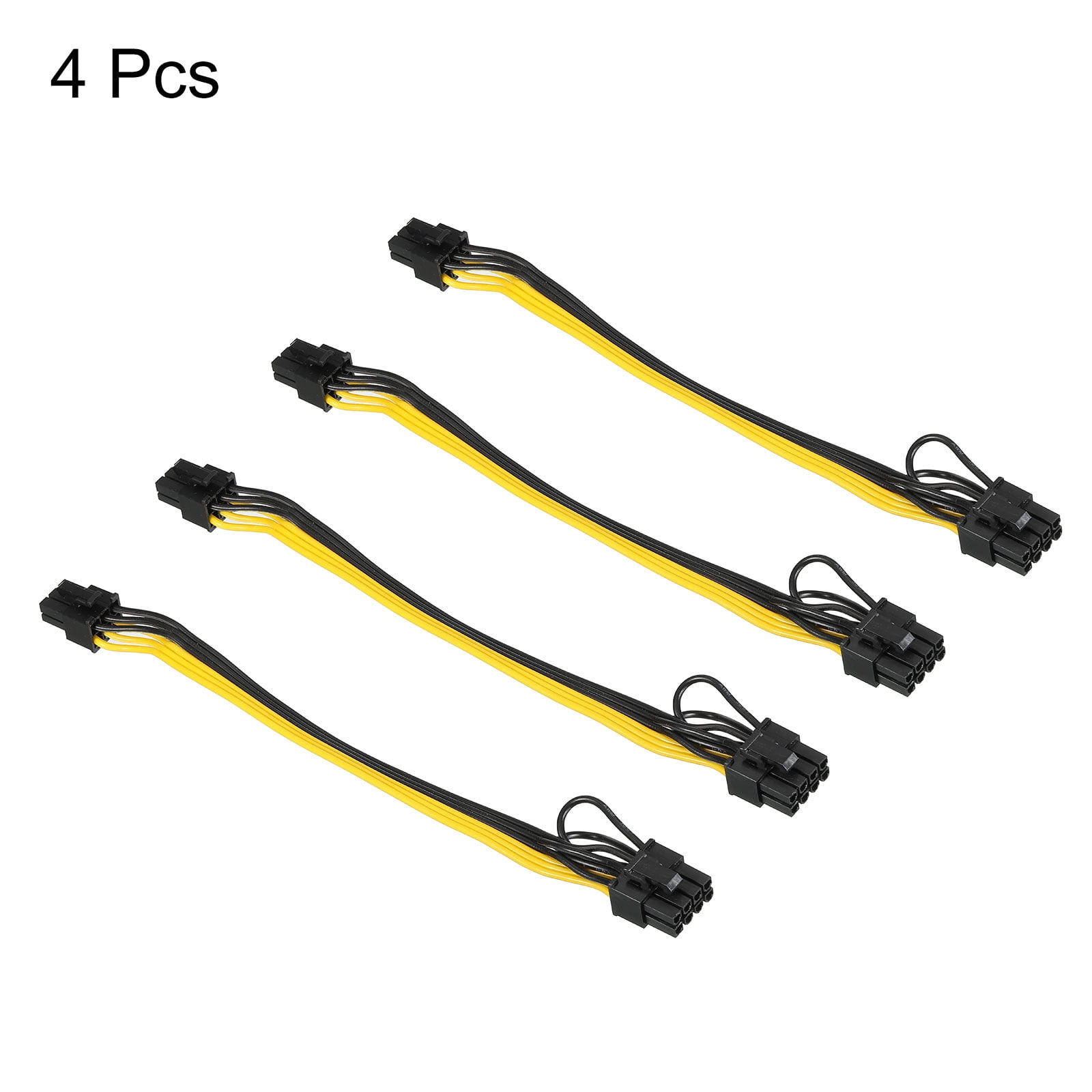 2 cavi di alimentazione maschio (PCI Express) da Molex a 6 pin PCIe – cavo di alimentazione 2 cavi di alimentazione maschio (PCI Express) da Molex a 6 pin PCIe – cavo di alimentazione