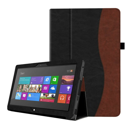 Fintie Microsoft Surface RT / Surface 2 10.6 inch Tablet Folio Case - Slim Fit PU Leather Stand Cover, Dual (Best Surface Rt Case)