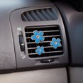 thumbnail image 3 of Shisuyan Car Interior Decor Blue Metal 4Pcs 1.3X1.3X0.04In, 3 of 8