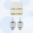 thumbnail image 2 of Conjunto de Contenedores de Viaje de 2 Piezas Unique Bargains Botellas de Viaje Reutilizables Beige, 2 of 6