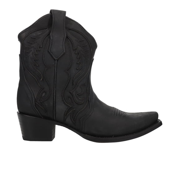 Circle G by Corral Womens Embroidered And Inlay Snip Toe Cowboy Ankle Boot