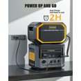 thumbnail image 2 of Vtoman 3096Wh Portable Power Station Bundle with Extra Battery & 400W Solar Panel Included, Up to 3000W Solar Generator for Power Outages, RV, Camping, Emergencies, 2 of 8