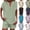 20# Mint Green, variant on Linen Sets for Women 2 Piece 2026 Summer Plus Size Short Sleeve Shirts Shorts Matching Set Casual Cute Beach Vacation Outfits,Beige M
