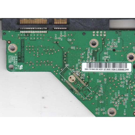 WD5000AVVS-63M8B0, 2061-701640-300 ADD1, WD SATA 3.5 PCB